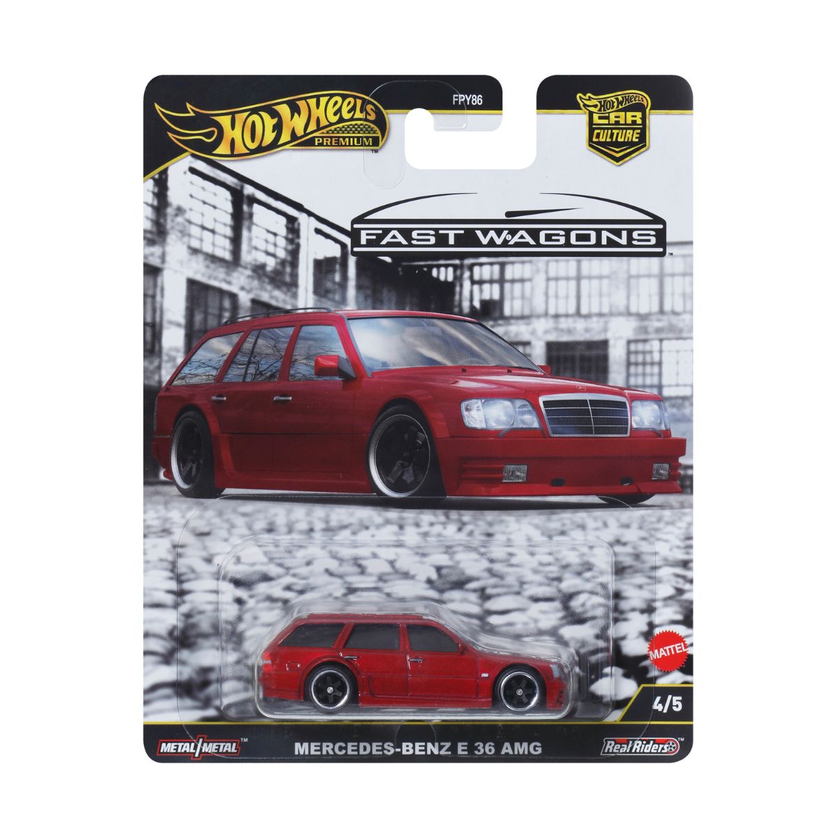 Mercedes-Benz AMG E-36 Estate - Xe mô hình siêu xe sang trọng - Hot Wheels FPY86 - Hình ảnh chi tiết 2