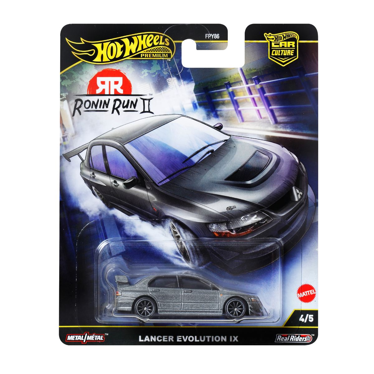 Mitsubishi Lancer Evolution IX - Xe mô hình tỉ lệ 1:64 - Hot Wheels - Hình ảnh chi tiết 2