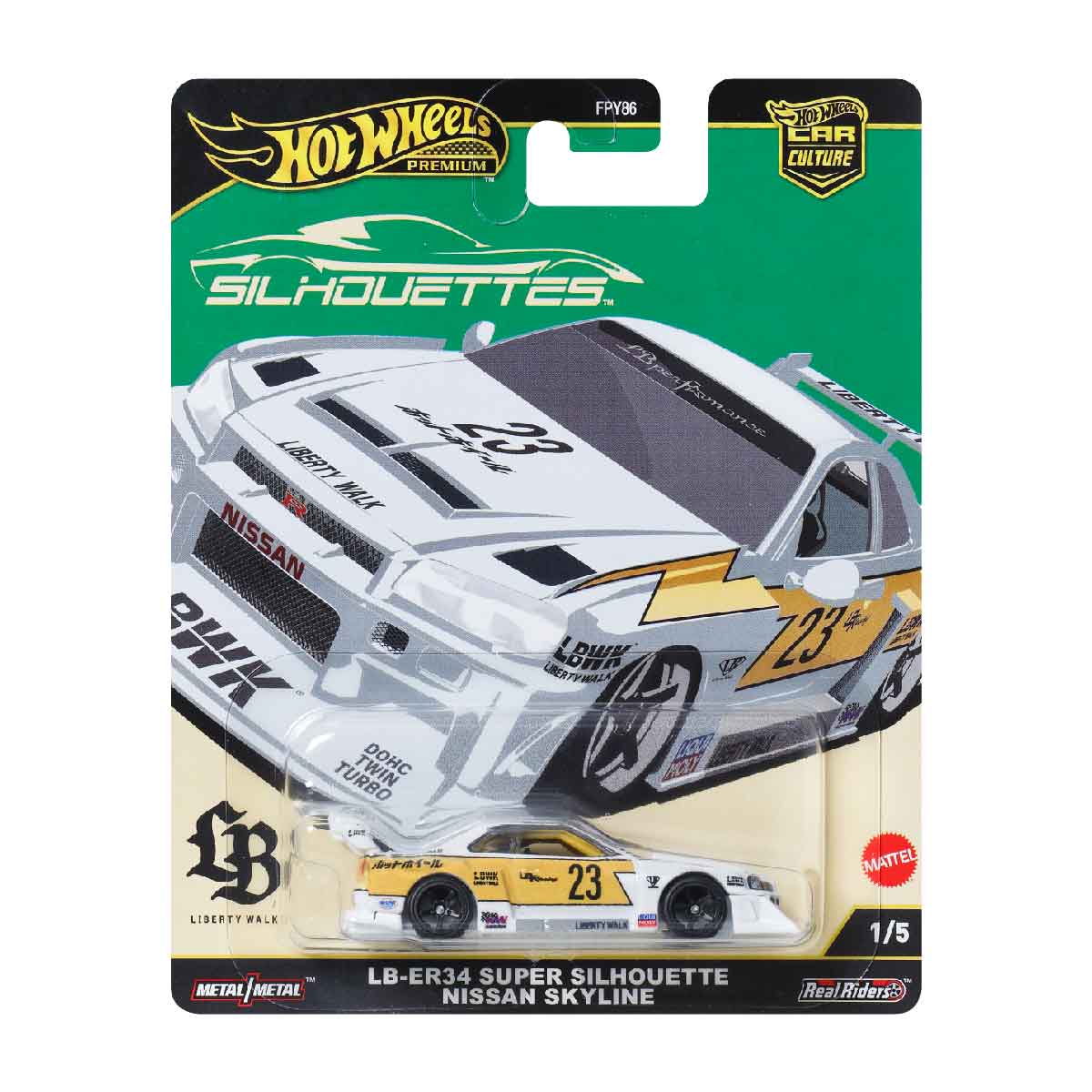 Luxury Super Car Silhouette Nissan Skyline - Mô hình xe ô tô 1:64 - Hot Wheels FPY86 - Góc nhìn khác 3