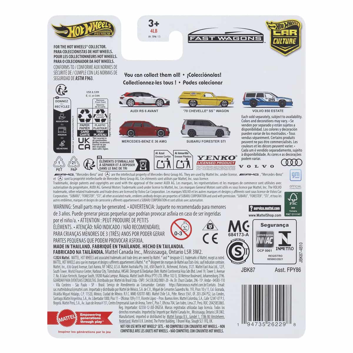 Subaru Forester STI Luxury Super Car - Mô hình xe ô tô sưu tầm - Hot Wheels FPY86