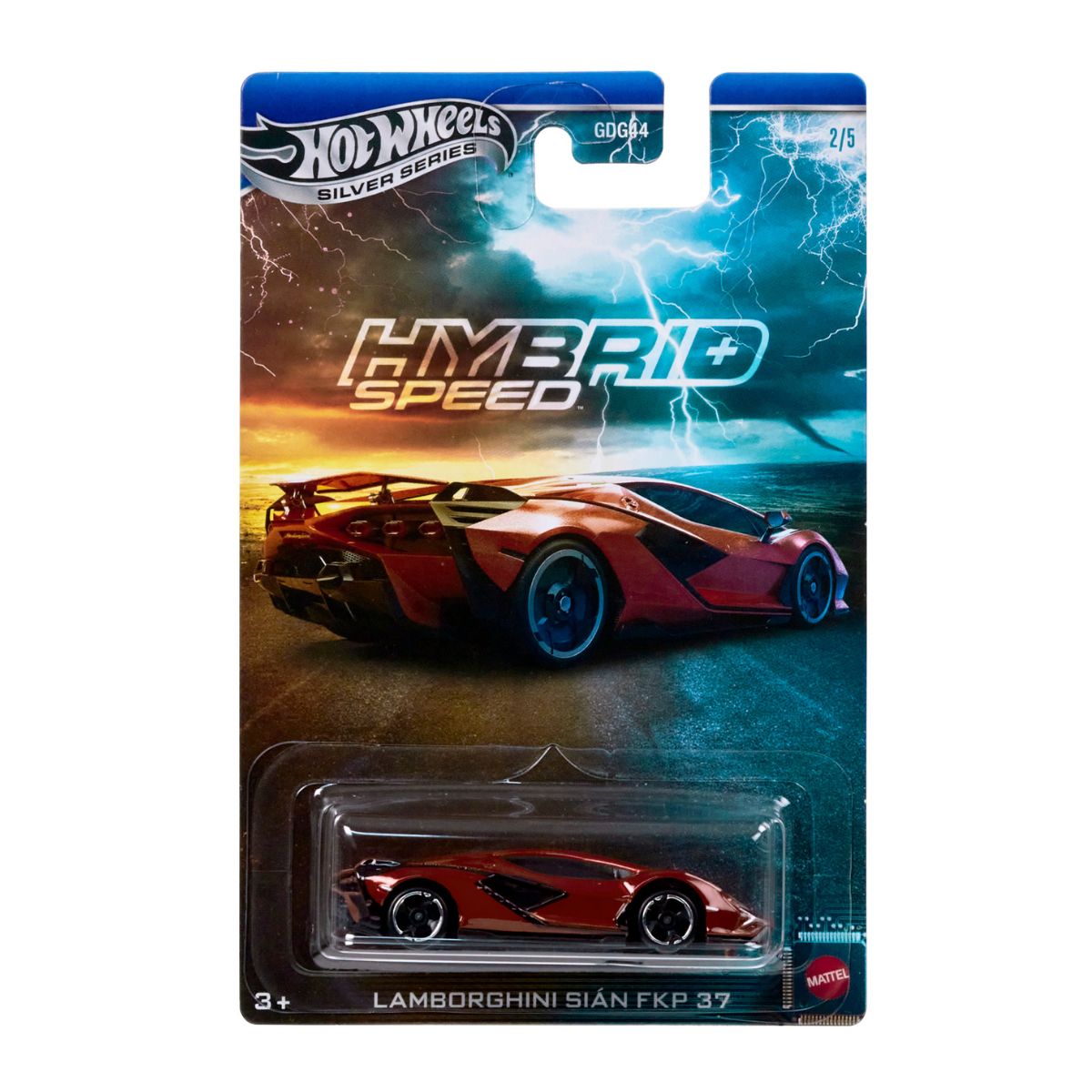 Lamborghini Sian Sports Super Car Toy - Xe mô hình siêu xe thể thao - Hot Wheels GDG44 - Hình ảnh chi tiết 2