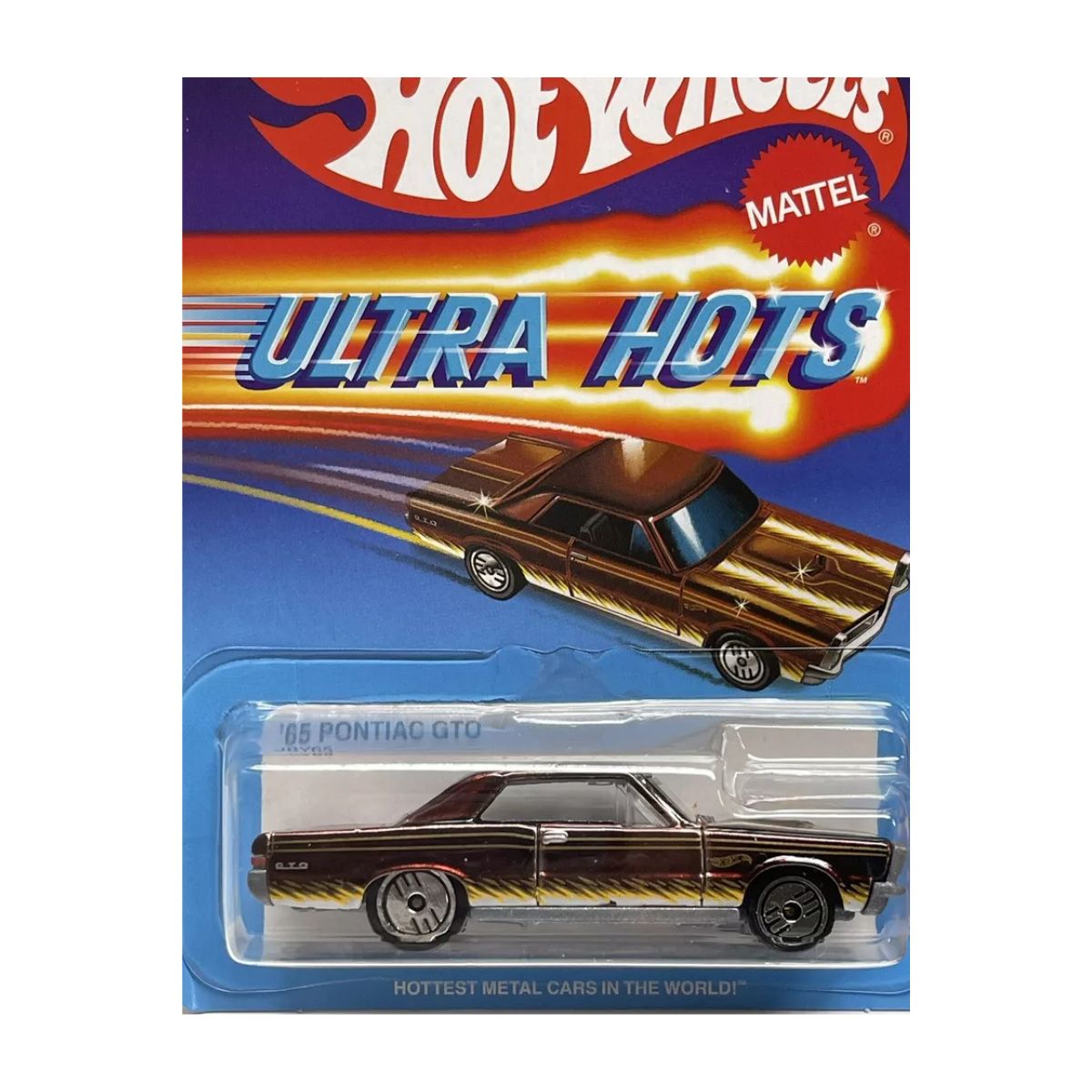 Ultra Hots Super Car Toys - 65 Pontiac Gto - Xe mô hình Hot Wheels HDG52