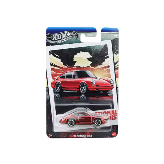 Vintage Super Car Model Toy 67 Porsche 911 R - Mô hình siêu xe - Hot Wheels HRT81