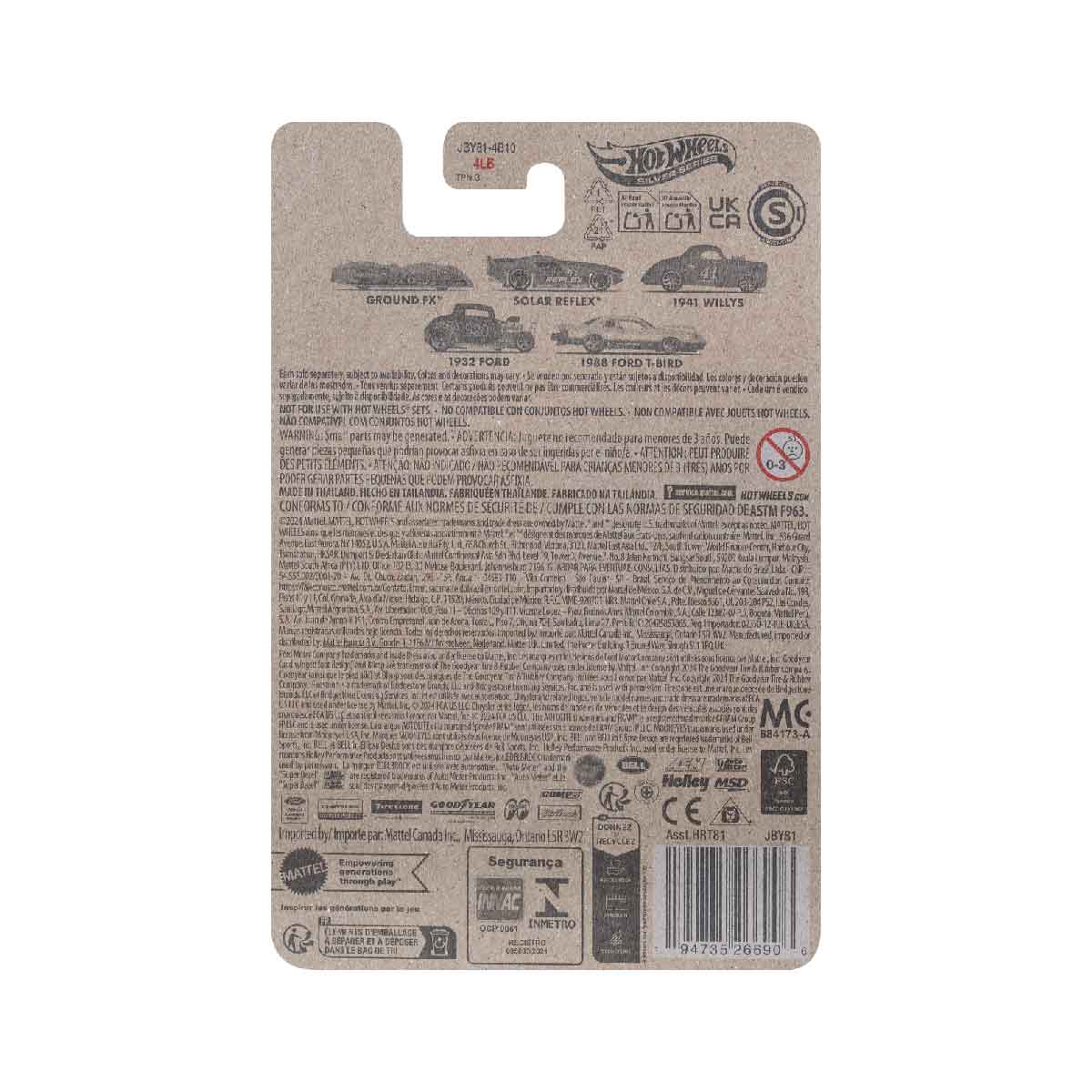 Vintage Super Car Toys Ground FX - Xe mô hình tỉ lệ 1:64 - Hot Wheels HRT81