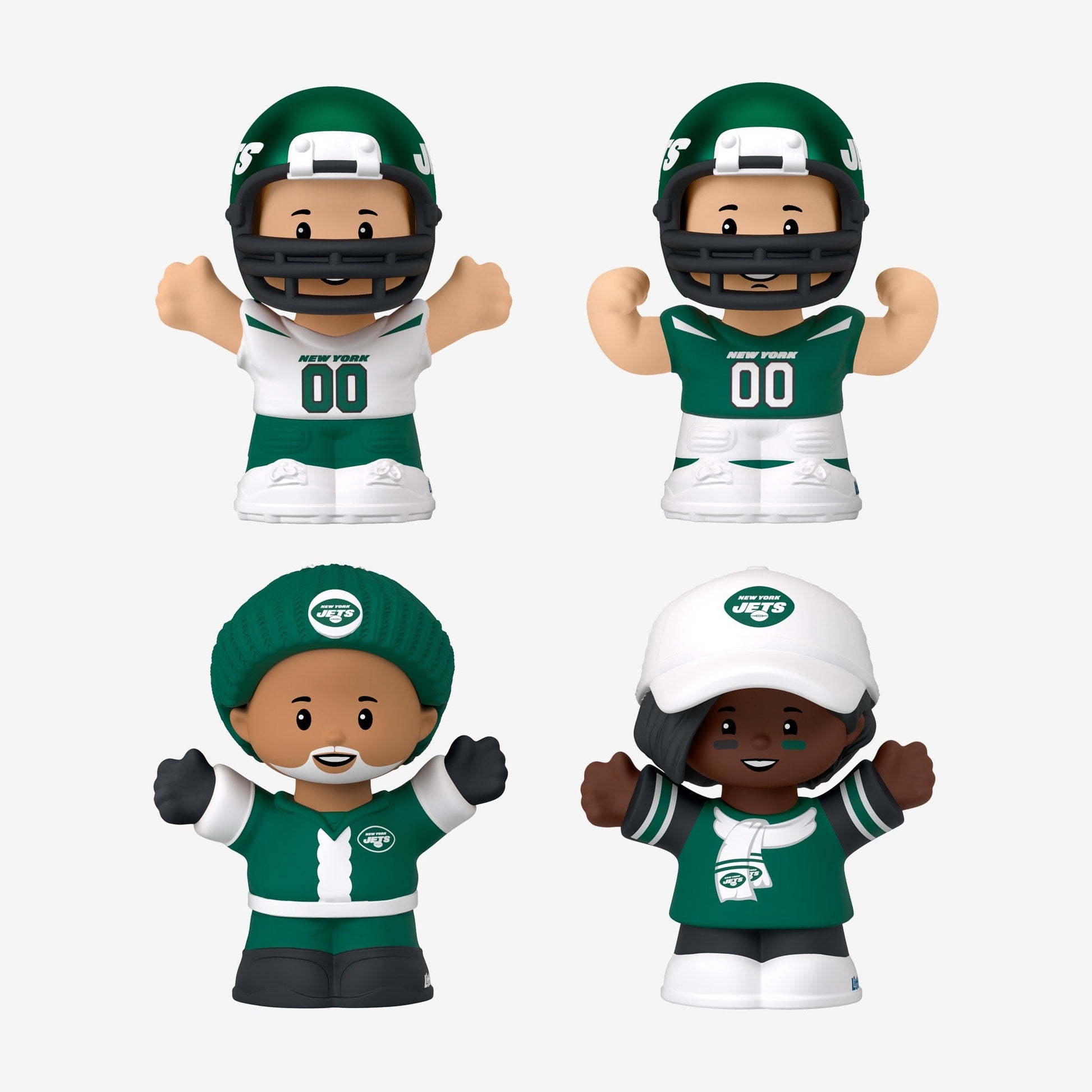 Little People Collector x NFL New York Jets Set - Bộ Mô Hình Nhân Vật Sưu Tầm - Mattel HND14 - Hình ảnh bổ sung 4