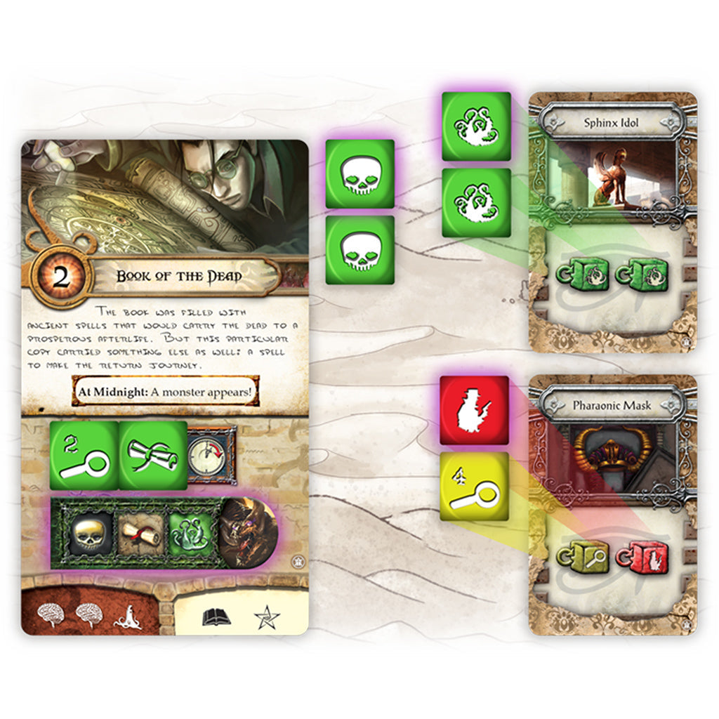 Elder Sign: Omens of the Pharaoh - Board Game Mở Rộng Kinh Dị - Fantasy Flight Games - Góc nhìn khác 3