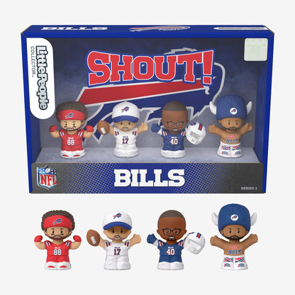 Little People Collector x NFL Buffalo Bills Set - Bộ Mô Hình Nhân Vật Thể Thao - Mattel - Hình ảnh bổ sung 4
