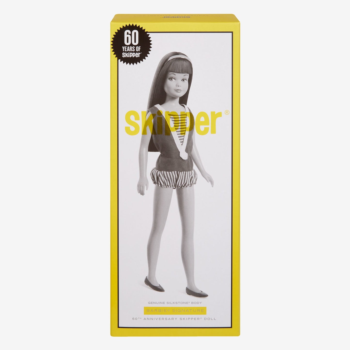 60th Anniversary Skipper Doll - Búp bê Sưu tầm Kỷ niệm 60 năm Barbie Signature HRM86 Barbie Signature - ảnh 5 - Collectible D