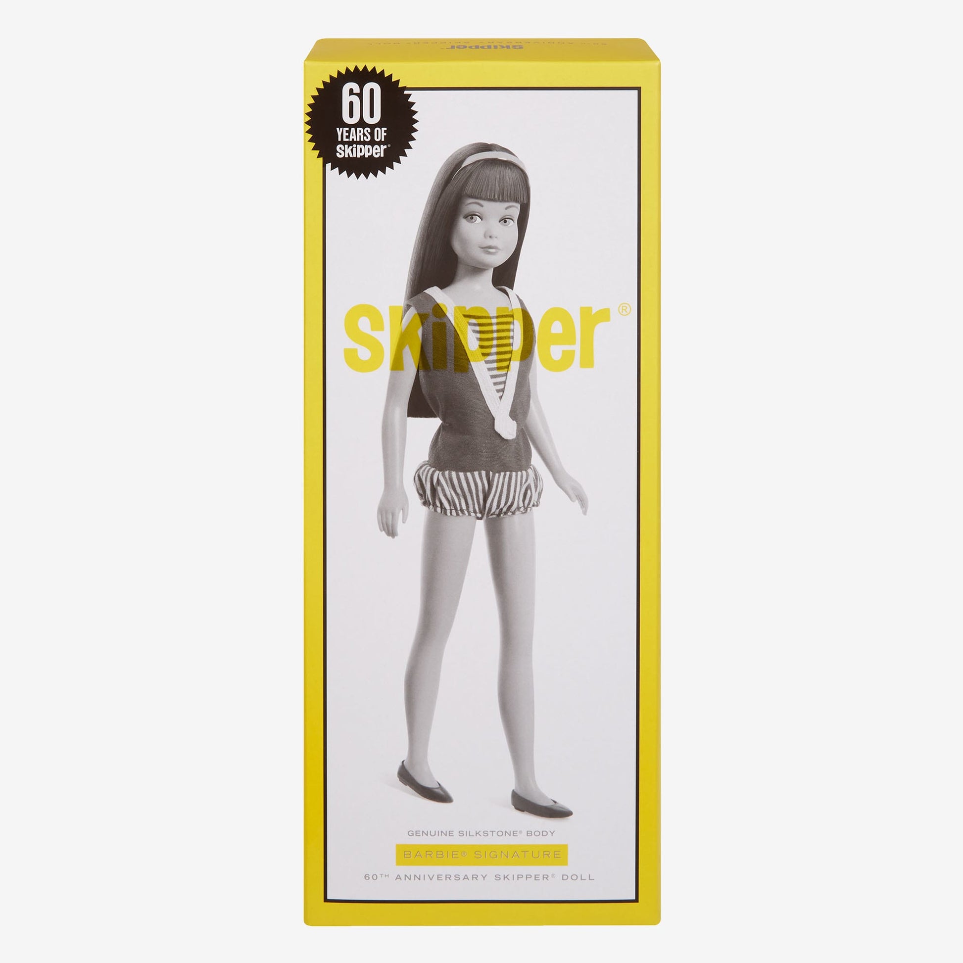 60th Anniversary Skipper Doll - Búp bê Sưu tầm Kỷ niệm 60 năm Barbie Signature HRM86 Barbie Signature - ảnh 5 - Collectible D