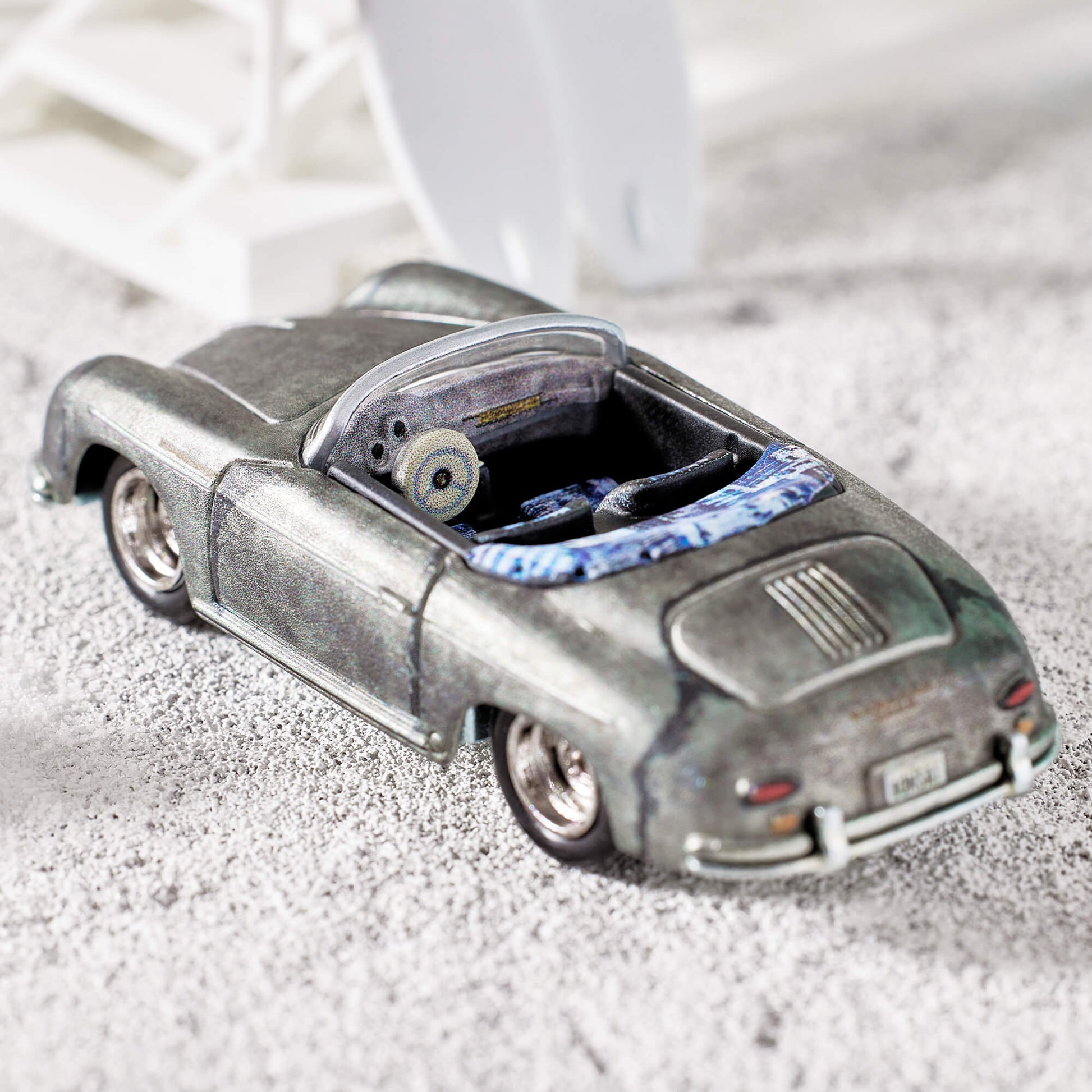 Hot Wheels x Daniel Arsham Porsche 356 “Bonsai” Speedster - Mô hình xe Diecast 1:64 Sưu tầm Cao cấp - Hình ảnh bổ sung 4