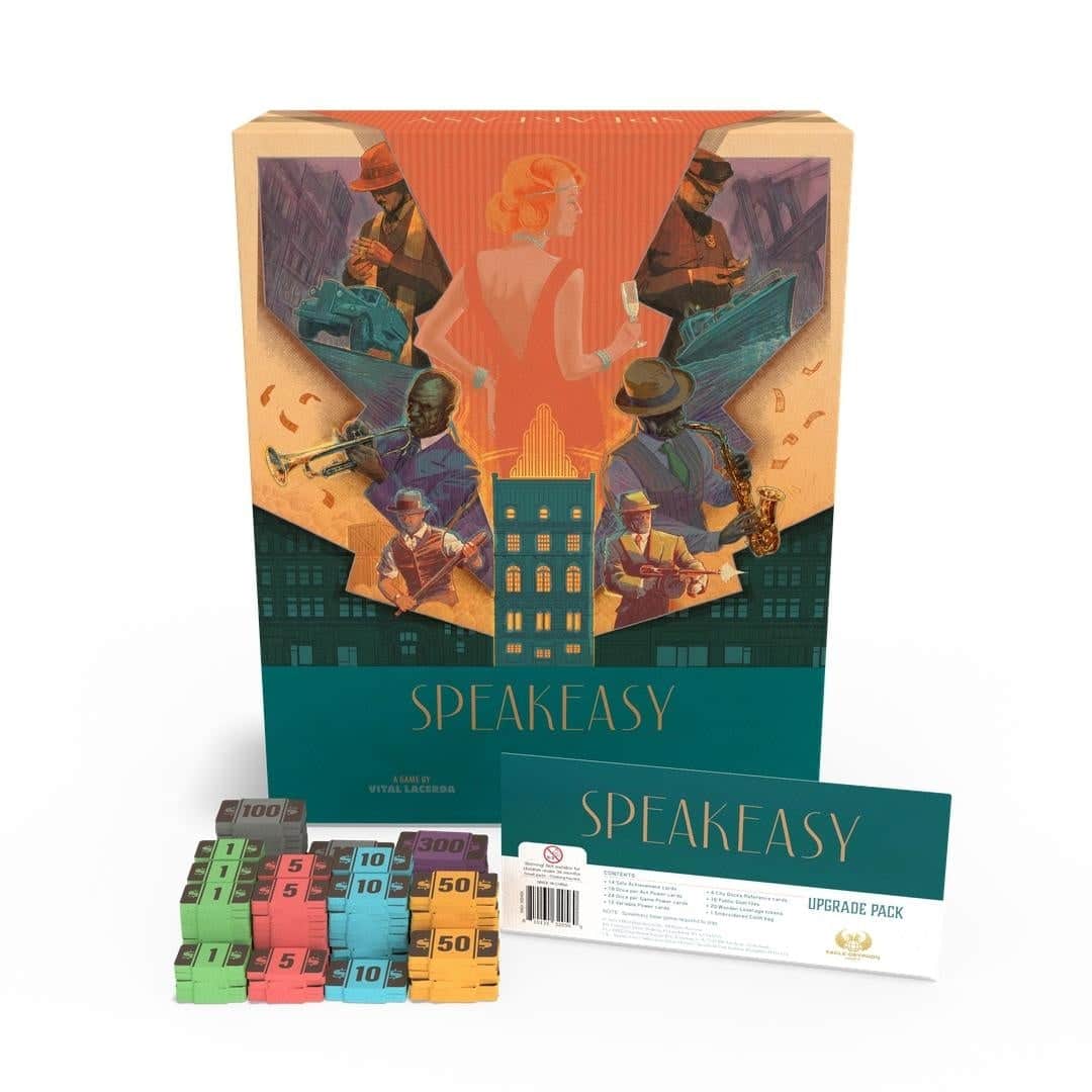 Speakeasy: Deluxe Edition Plus Custom Wood Money Tokens (Kickstarter Pre-Order Special)