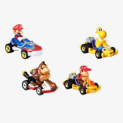 Mario Kart 4-Pack - Bộ 4 Xe Mô Hình Hot Wheels - Mattel - Hình ảnh chi tiết 2