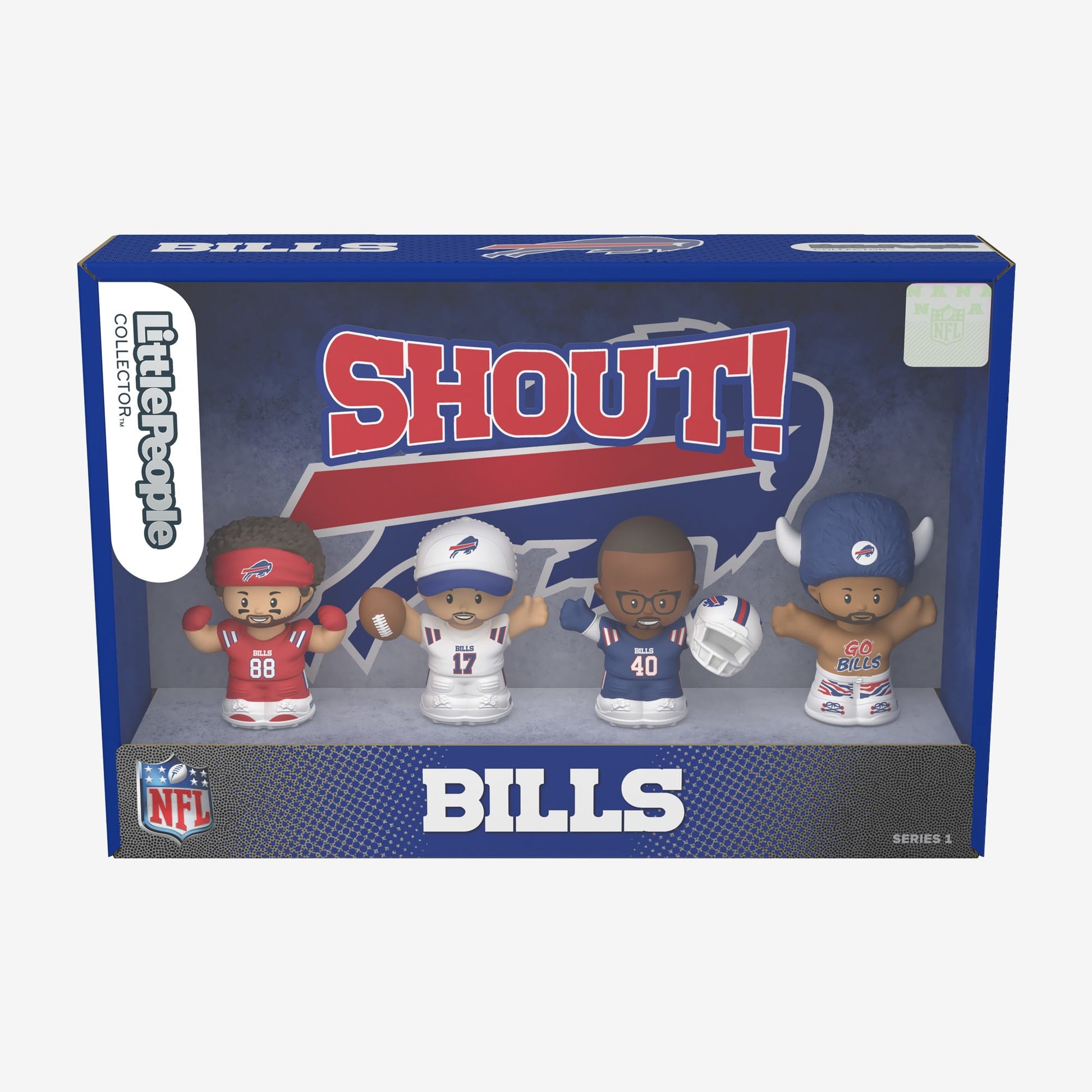 Little People Collector x NFL Buffalo Bills Set - Bộ Mô Hình Nhân Vật Thể Thao - Mattel Mattel Creations - ảnh 2 - Figure Set