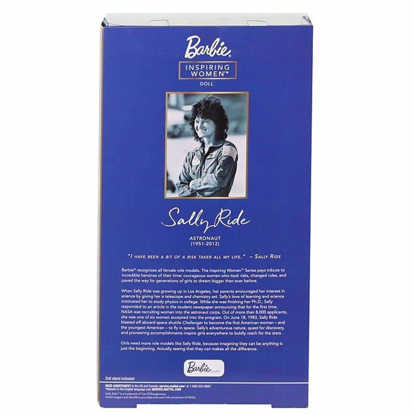 Sally Ride Barbie Inspiring Women Doll - Búp bê Phi hành gia NASA - Barbie Signature Mattel Mattel - ảnh 8 - Doll