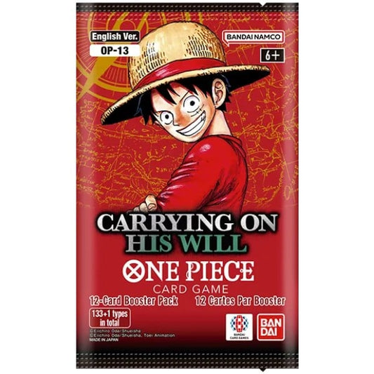 Bài One Piece Card Game Booster Pack OP-13 Carrying On His Will Tiếng Anh