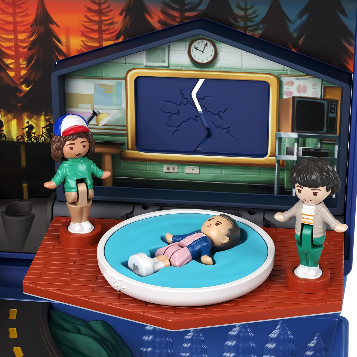 Polly Pocket Collector Stranger Things Compact - Bộ Đồ Chơi Mô Hình Sưu Tầm - Mattel HWP22 - Hình ảnh bổ sung 5