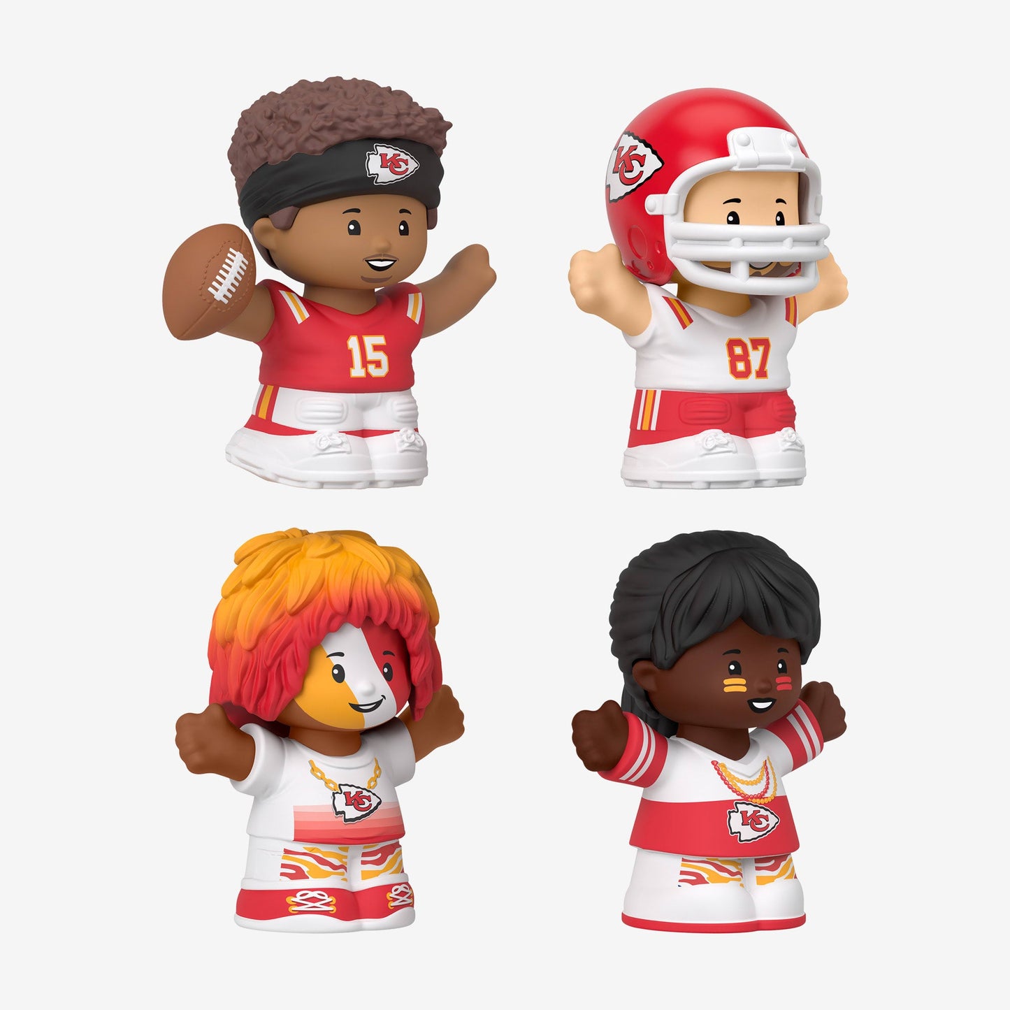 Little People Collector x NFL Kansas City Chiefs Set - Bộ Mô Hình Nhân Vật Sưu Tầm - Mattel - Hình ảnh bổ sung 6