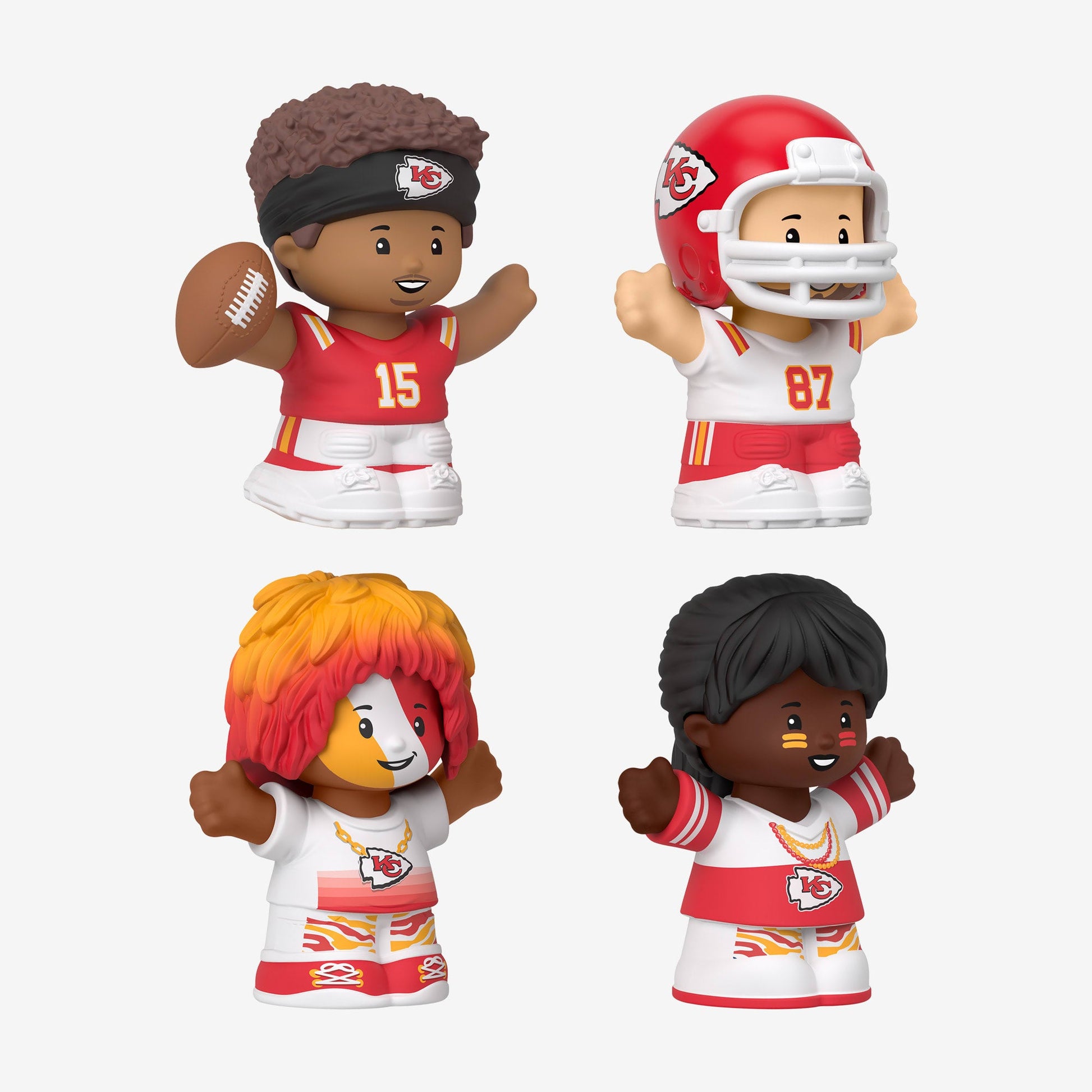Little People Collector x NFL Kansas City Chiefs Set - Bộ Mô Hình Nhân Vật Sưu Tầm - Mattel - Hình ảnh bổ sung 6