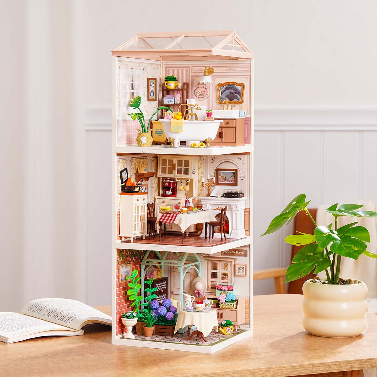 Rolife Super Creator Series - 3 in 1 I Shape - Mô hình nhà búp bê DIY - Rolife