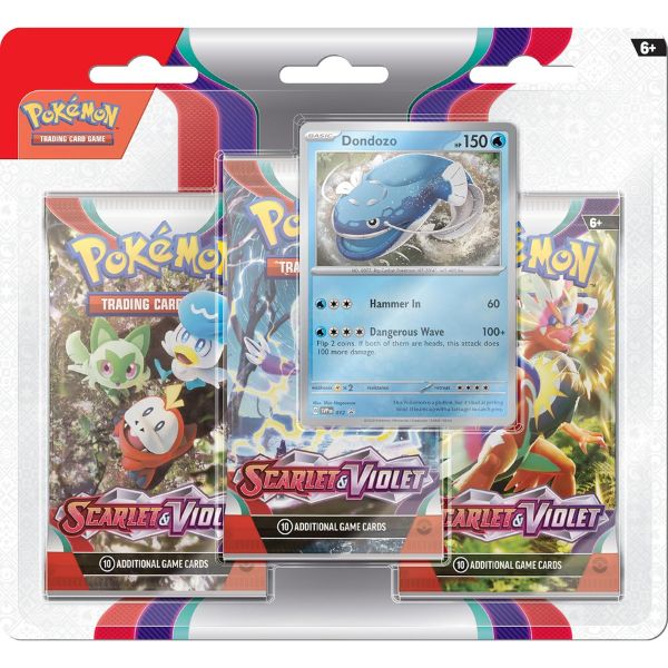 Thẻ bài Pokemon TCG SV01 Scarlet & Violet 3 Pack Blister