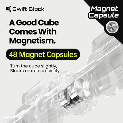 Swift Block 355S Magnetic Cube - Rubik 3x3 Nam Châm Chuyên Dụng - Swift Block