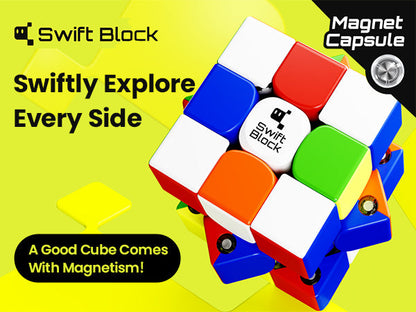 Swift Block 355S Magnetic Cube - Rubik 3x3 Nam Châm Chuyên Dụng - Swift Block
