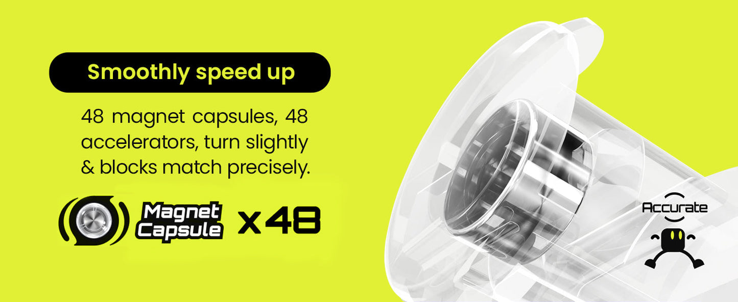 Swift Block 355S Magnetic Cube - Rubik 3x3 Nam Châm Chuyên Dụng - Swift Block