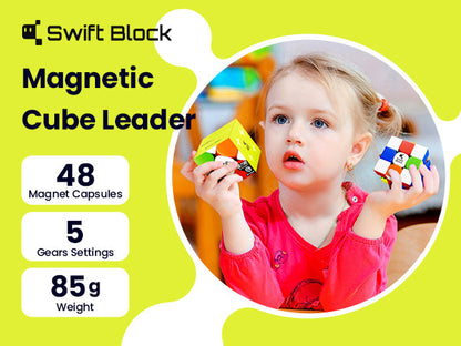 Swift Block 355S Magnetic Cube - Rubik 3x3 Nam Châm Chuyên Dụng - Swift Block