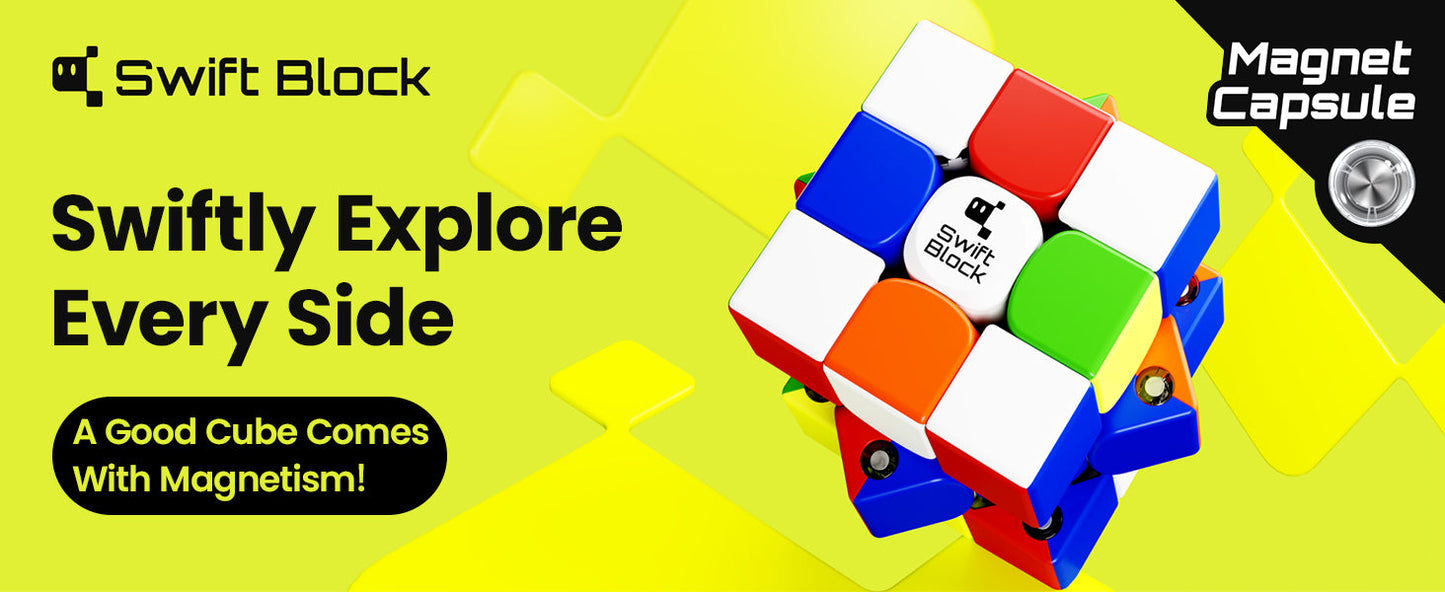 Swift Block 355S Magnetic Cube - Rubik 3x3 Nam Châm Chuyên Dụng - Swift Block