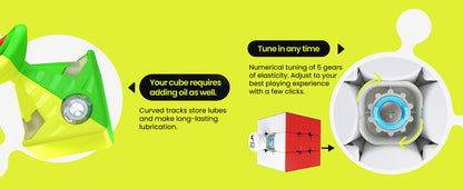 Swift Block 355S Magnetic Cube - Rubik 3x3 Nam Châm Chuyên Dụng - Swift Block