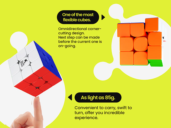 Swift Block 355S Magnetic Cube - Rubik 3x3 Nam Châm Chuyên Dụng - Swift Block