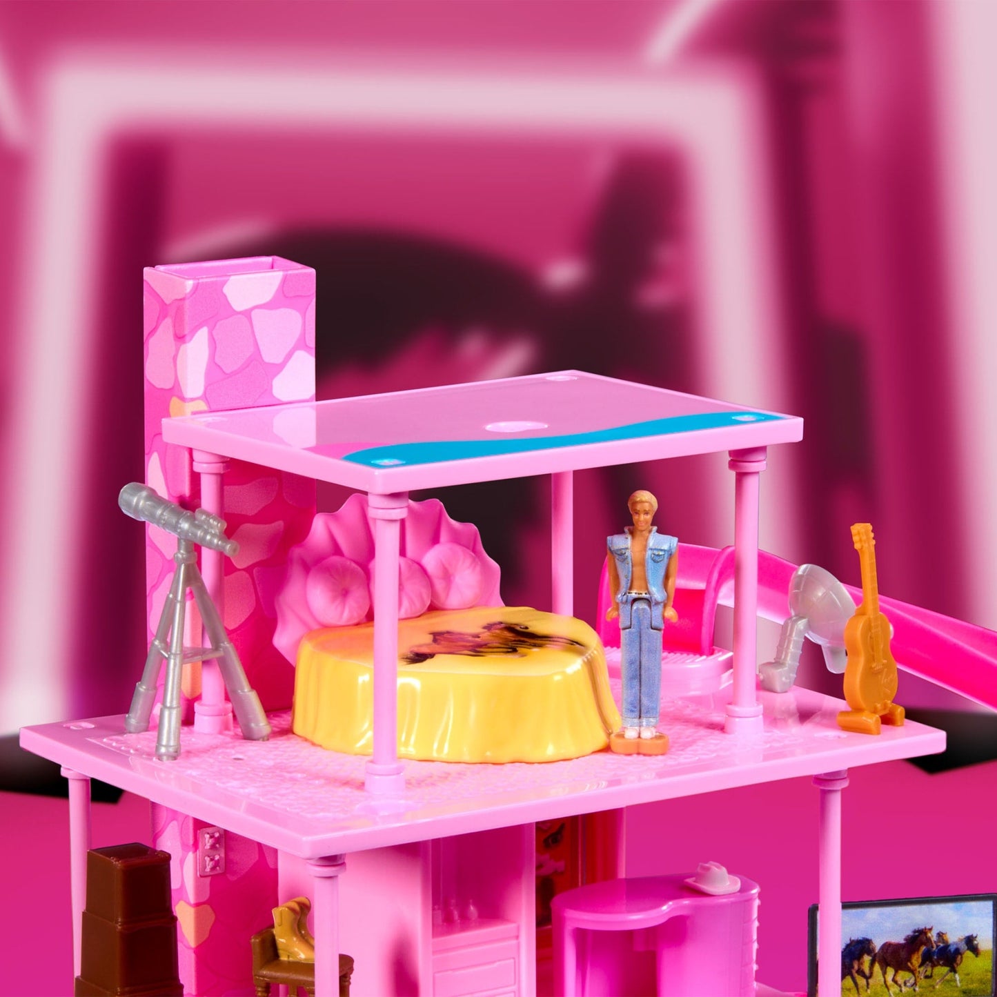 Mini BarbieLand Mojo Dojo Casa House - Mô hình Nhà Búp bê Ken Mini - Mattel Creations JCB30 Mattel - ảnh 1 - Playset