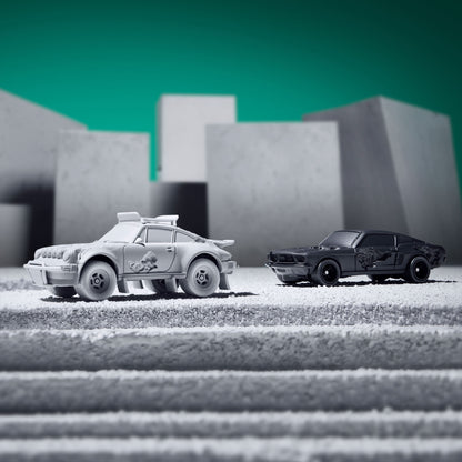 Hot Wheels x Daniel Arsham Eroded Porsche Safari - Mô Hình Xe 1:64 Giới Hạn Mattel Creations - Hình ảnh bổ sung 5
