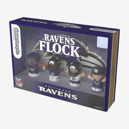 Little People Collector x NFL Baltimore Ravens Set - Bộ Mô Hình Đồ Chơi Sưu Tập NFL Mattel HNJ33 Mattel - ảnh 4 - Figure