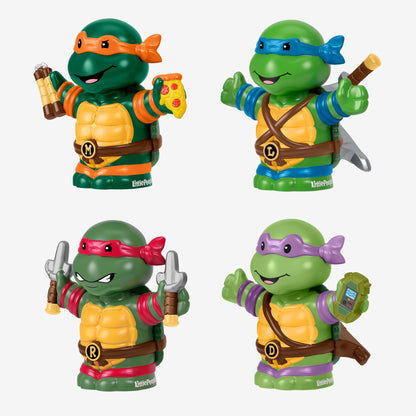 Little People Collector Teenage Mutant Ninja Turtles Special Edition Set - Bộ Mô Hình 4 Ninja Rùa Sưu Tầm Fisher-Price - Hình ảnh chi tiết 2