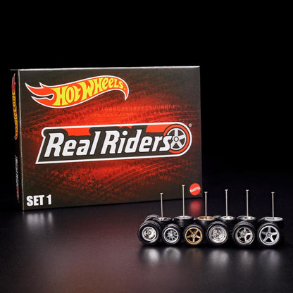 RLC Exclusive Real Riders Wheels Pack - Set 1 Bộ Phụ Kiện Bánh Xe Hot Wheels Mattel HGK87 - Hình ảnh sản phẩm