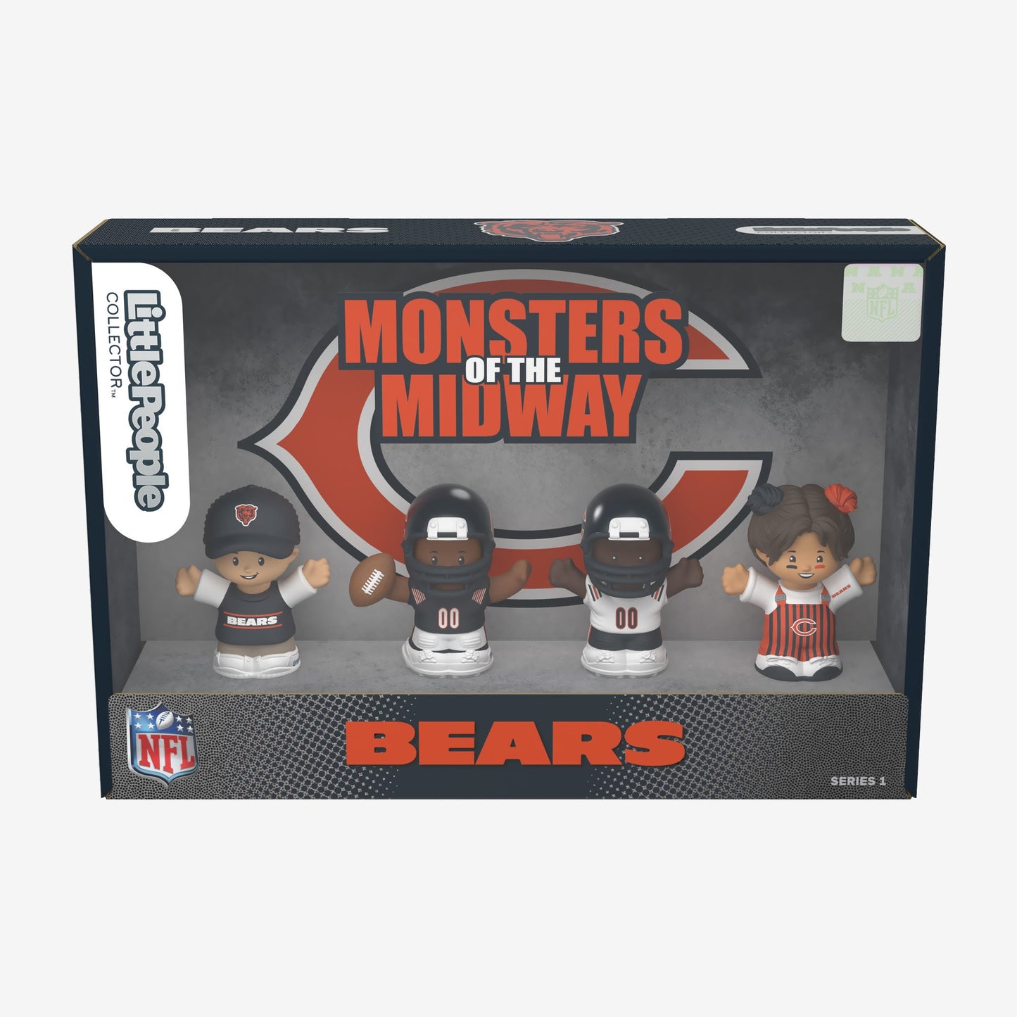 Little People Collector x NFL Chicago Bears Set - Bộ Figure Sưu Tầm Bóng Bầu Dục - Mattel Mattel - ảnh 1 - Figure Sets