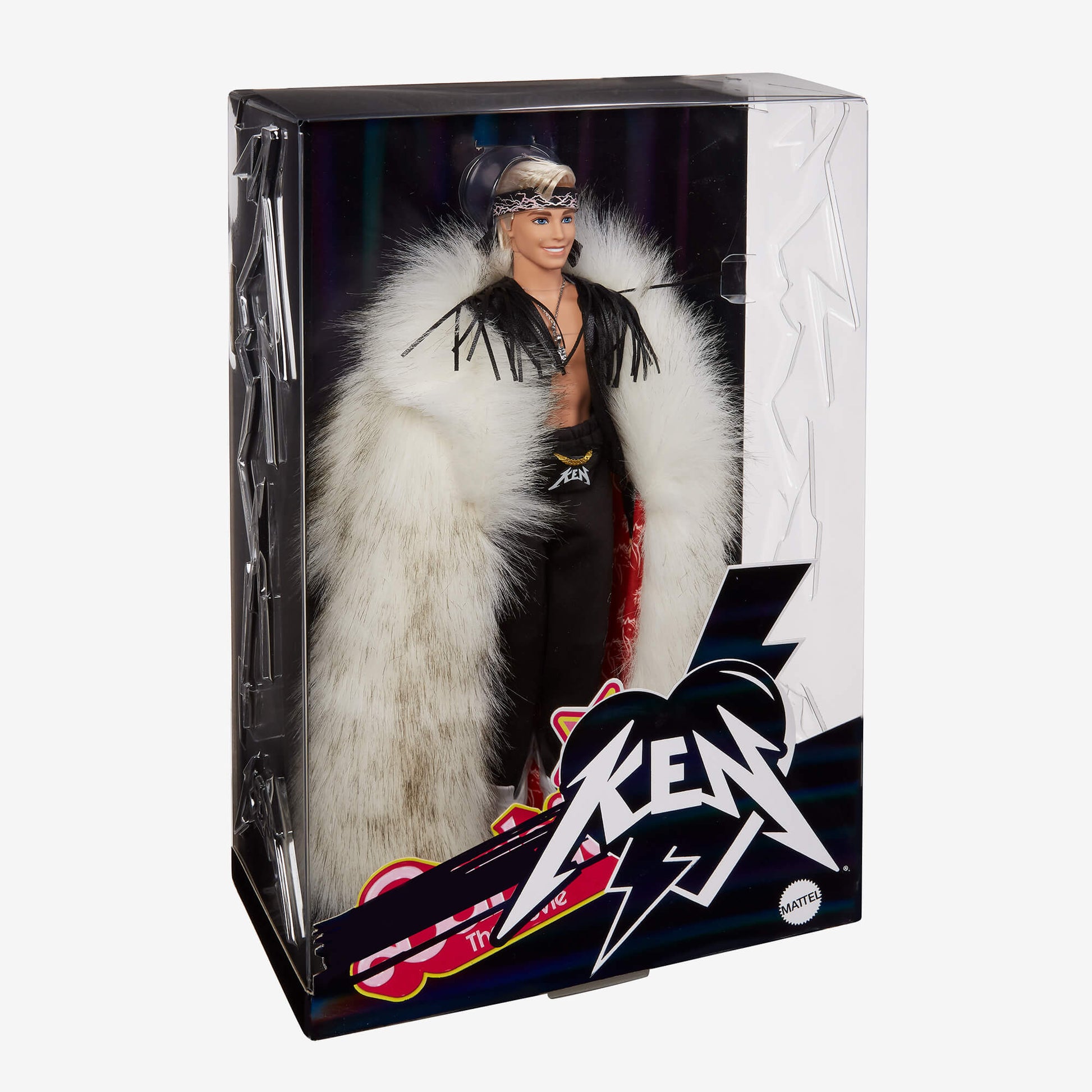 Ken Doll in Faux Fur Coat and Black Fringe Vest – Barbie The Movie - Búp Bê Sưu Tầm Cao Cấp Barbie Signature HRF31 Mattel - ả