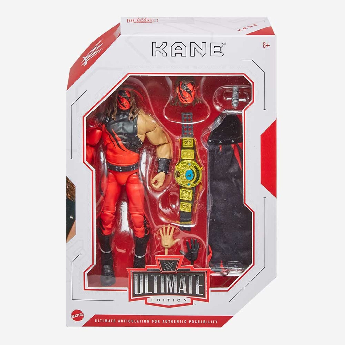 WWE Ultimate Edition Kane Action Figure - Mô hình hành động đô vật Mỹ - Mattel HDC86 Mattel - ảnh 1 - Figure
