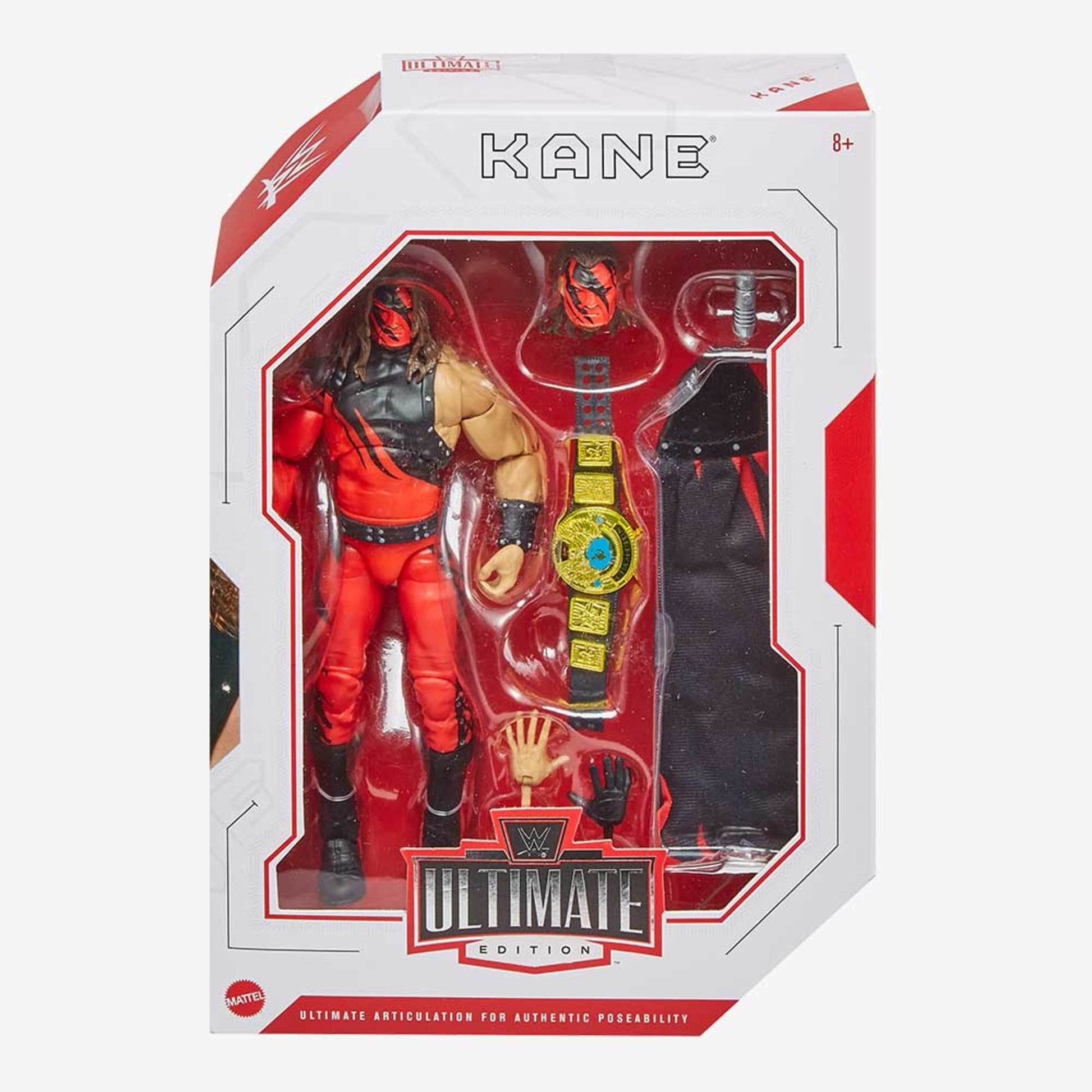 WWE Ultimate Edition Kane Action Figure - Mô hình hành động đô vật Mỹ - Mattel HDC86 Mattel - ảnh 1 - Figure