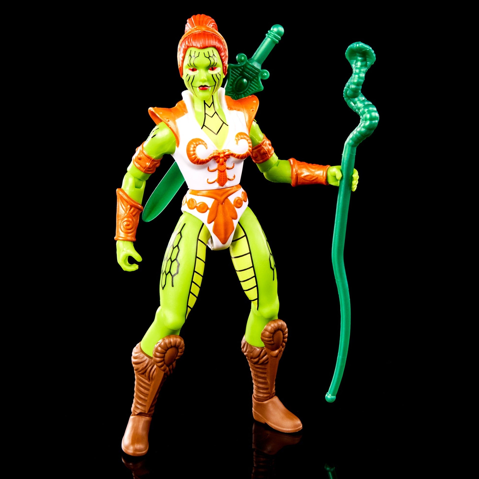 Masters of the Universe Origins Snake Teela Action Figure - Mô Hình Đồ Chơi Khớp Nối MOTU Mattel - Hình ảnh bổ sung 4