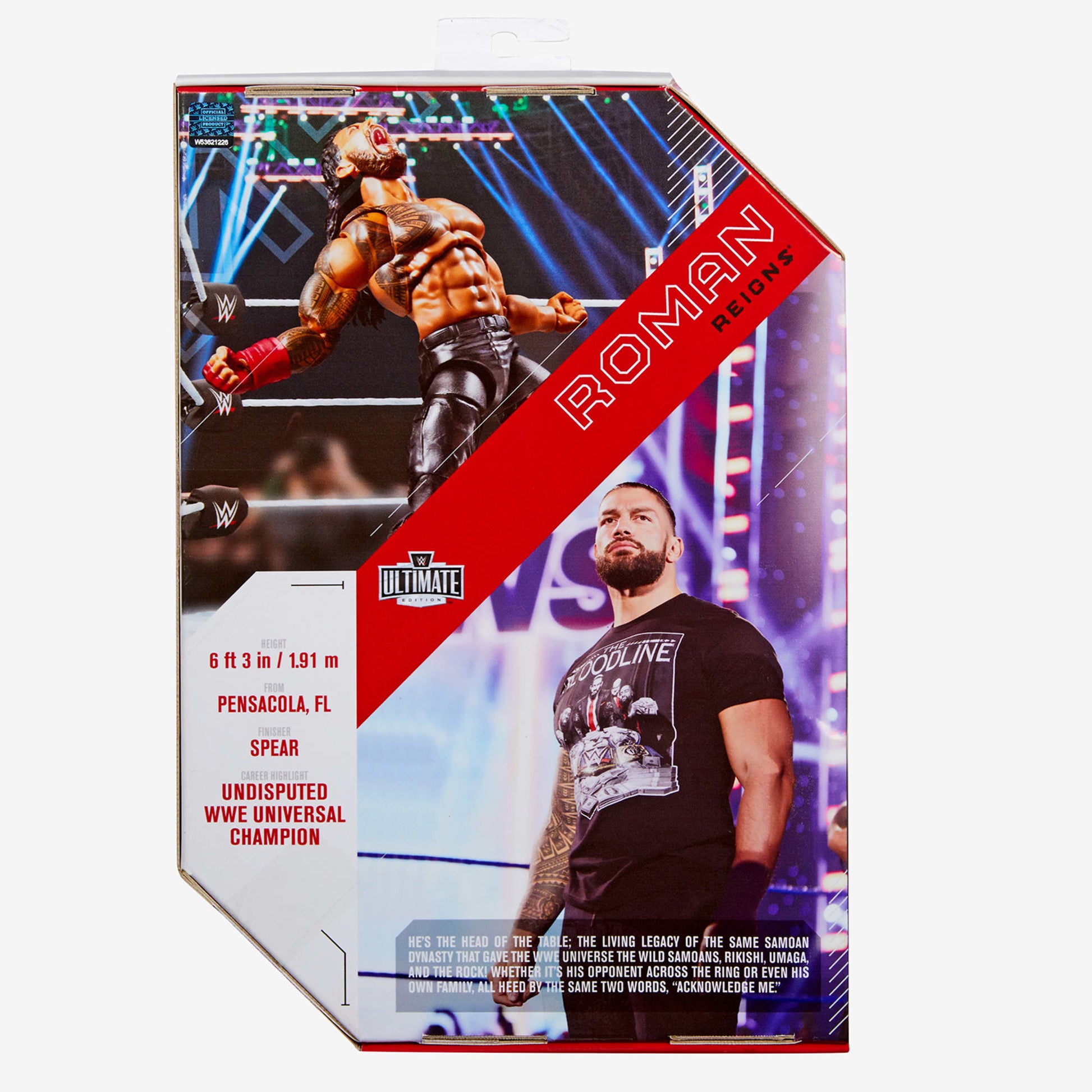 WWE Roman Reigns Ultimate Edition Action Figure Mô Hình Đồ Chơi Siêu Sao WWE Mattel - Hình ảnh bổ sung 8