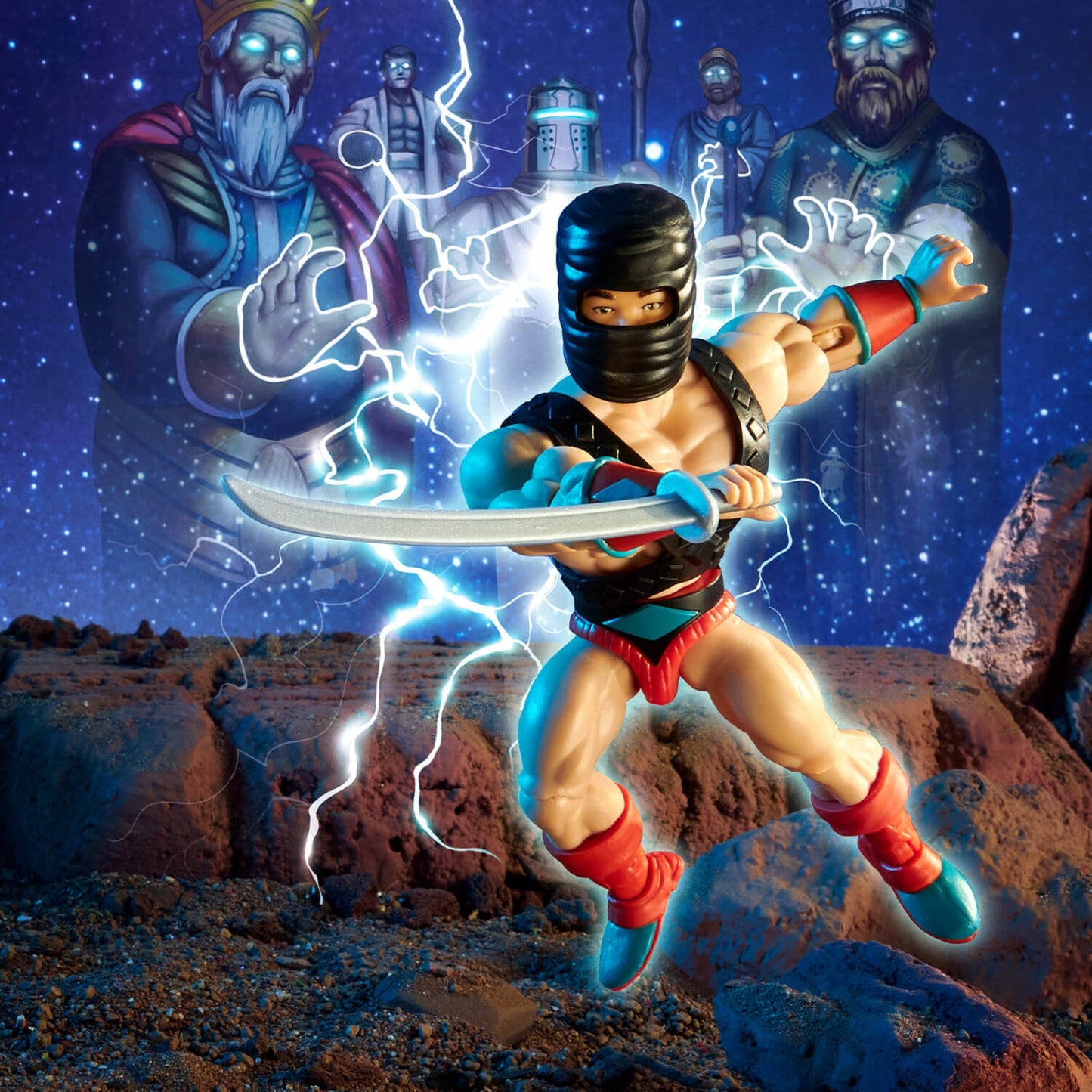 Masters of the Universe Origins Space Sumo Action Figure - Mô Hình Sưu Tầm Mattel HDY27 - Góc nhìn khác 3