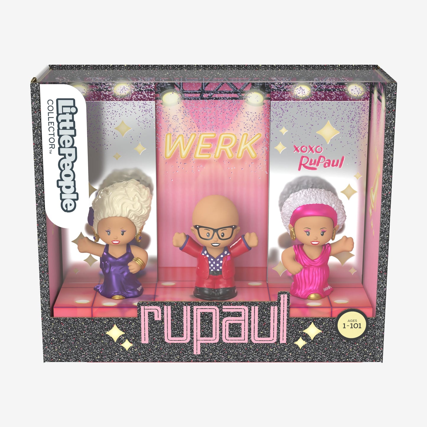 Little People Collector Rupaul Special Edition Figure Set - Bộ Mô Hình Sưu Tầm RuPaul - Fisher-Price - Hình ảnh bổ sung 7