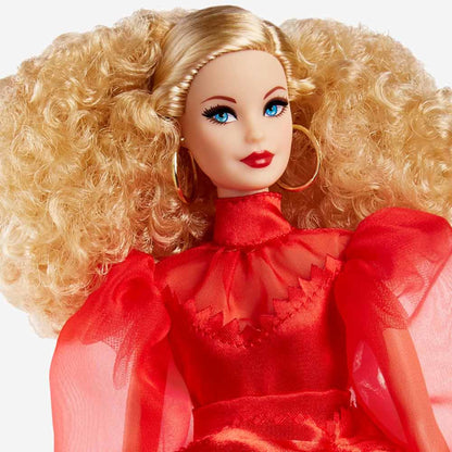 Barbie Collector Mattel 75th Anniversary Doll (12-in Blonde) in Red Gown - Búp Bê Sưu Tầm Kỷ Niệm 75 Năm - Barbie Signature - Hình ảnh bổ sung 4