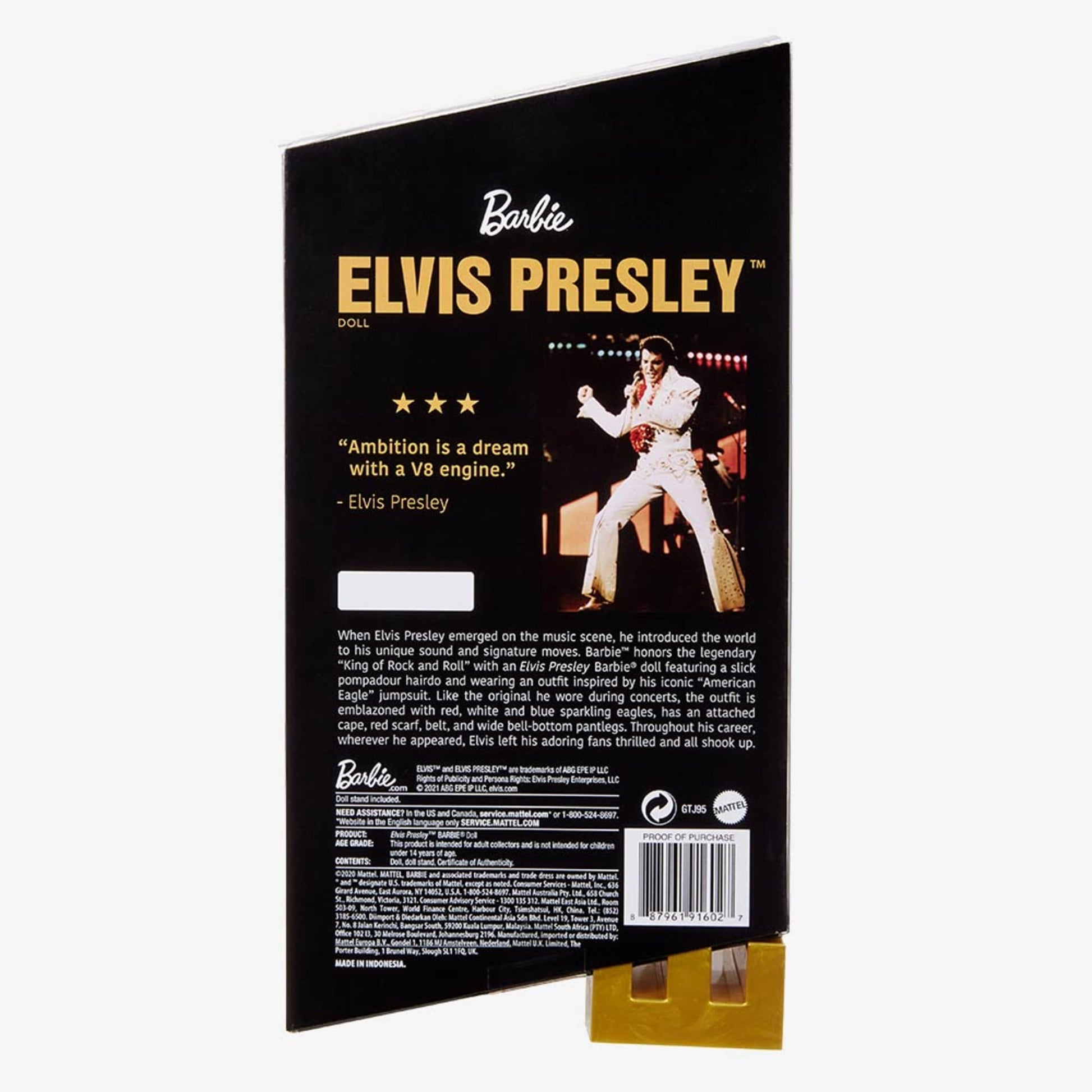Elvis Presley Barbie Doll - Búp Bê Sưu Tầm Barbie Signature Gold Label Mattel Creations - Figure