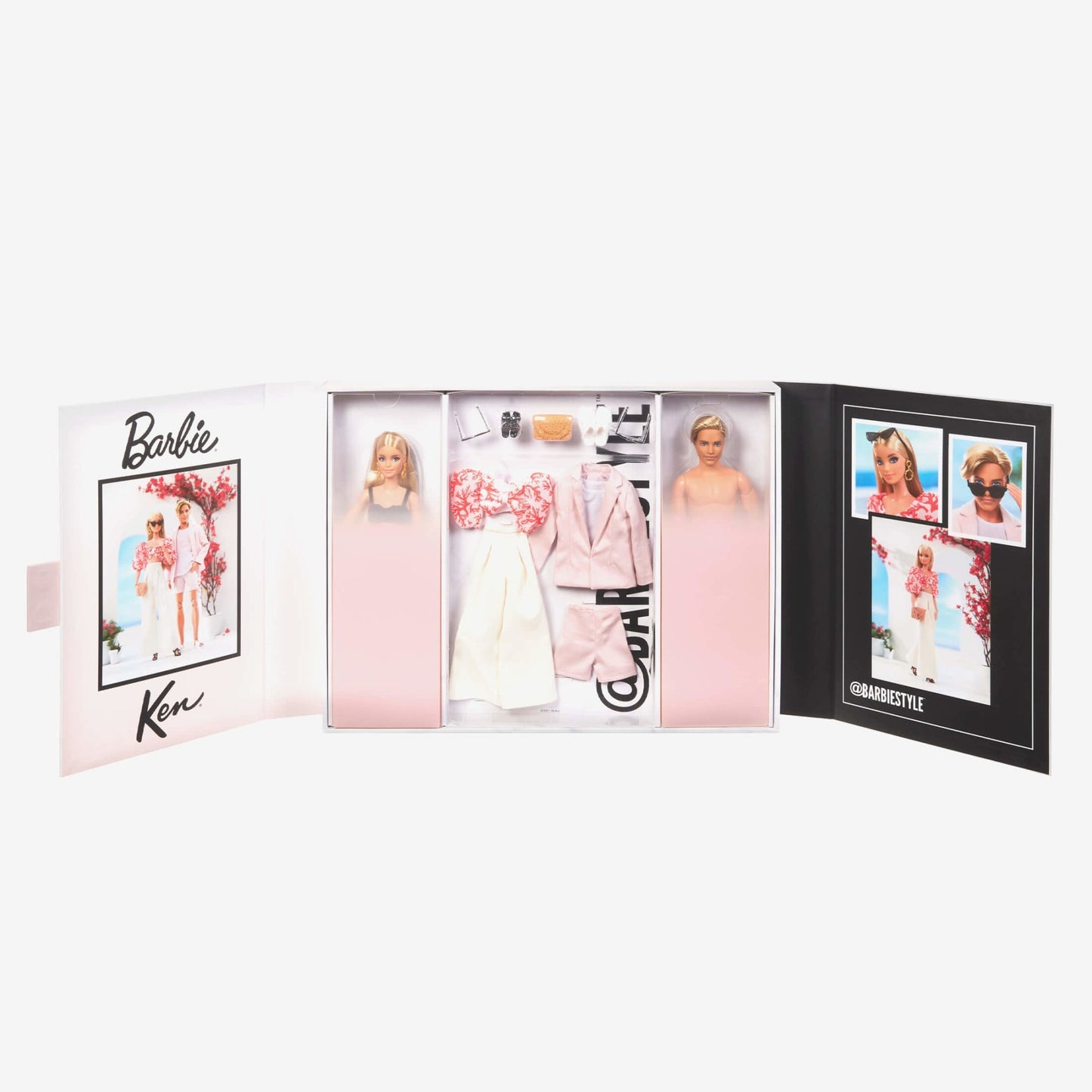 @BarbieStyle Barbie and Ken Doll 2-Pack - Bộ 2 Búp Bê Sưu Tầm Thời Trang Nghỉ Dưỡng - Barbie Signature HJW88 - Hình ảnh bổ sung 9