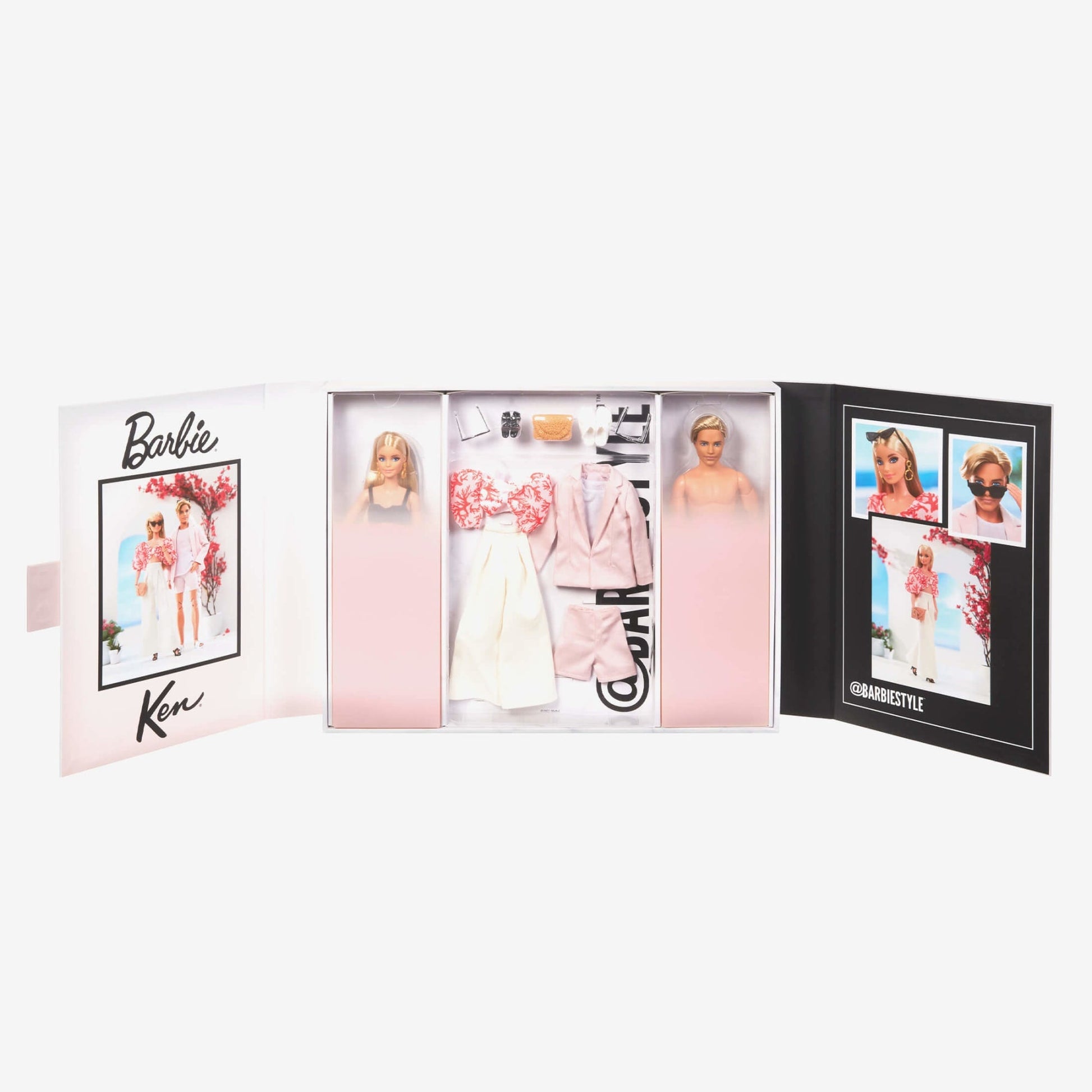 @BarbieStyle Barbie and Ken Doll 2-Pack - Bộ 2 Búp Bê Sưu Tầm Thời Trang Nghỉ Dưỡng - Barbie Signature HJW88 - Hình ảnh bổ sung 9