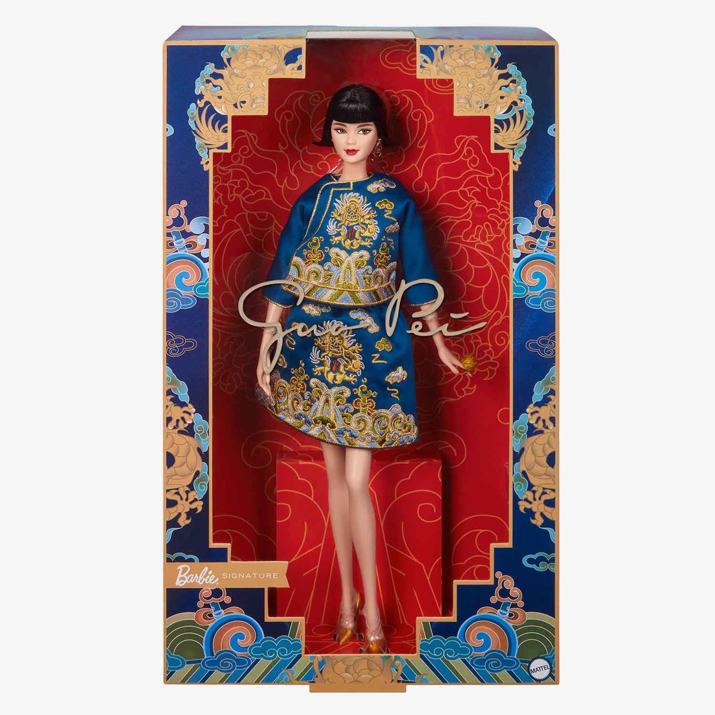2023 Barbie Lunar New Year Doll Designed by Guo Pei - Búp bê sưu tầm cao cấp - Mattel Barbie Signature - Hình ảnh bổ sung 4