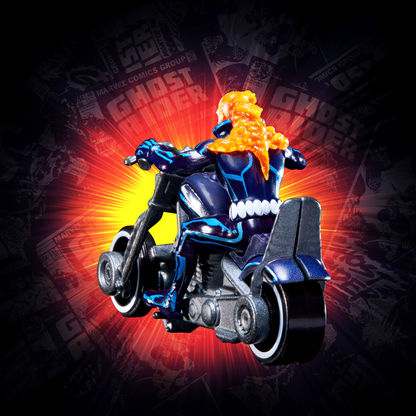Hot Wheels MARVEL Ghost Rider Motorcycle & Figure Collectible - Mô hình Xe Mô tô và Nhân vật Sưu tầm - Mattel - Hình ảnh bổ sung 4